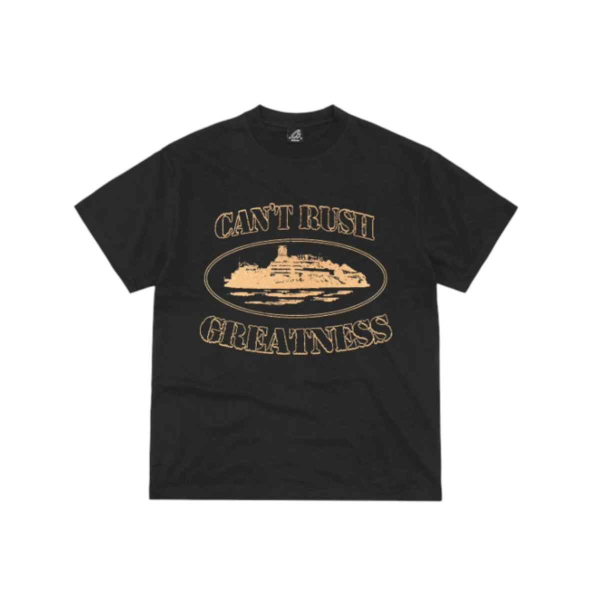 Corteiz x Central Cee Can't Rush Greatness Tee Black With CD +