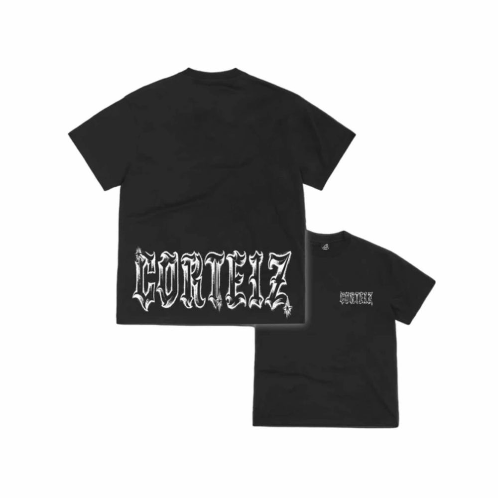 Corteiz Gothic Tee Black