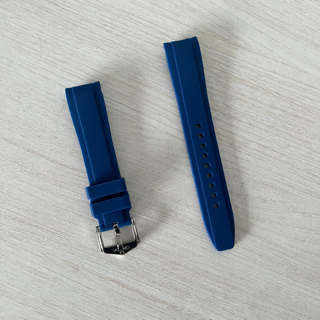 Silicone Strap for Swatch x Omega Moonswatch - Blue