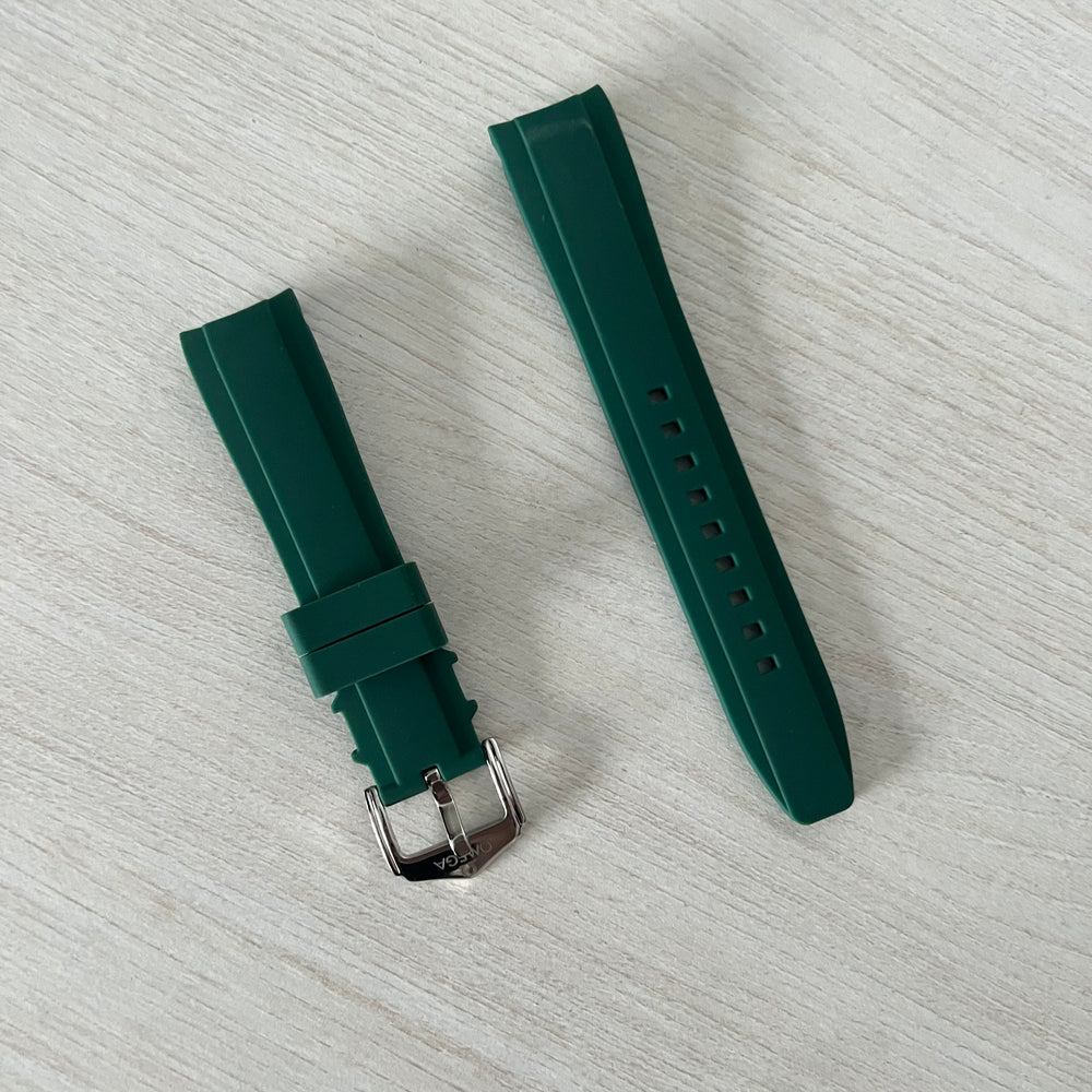 Silicone Strap for Swatch x Omega Moonswatch - Green