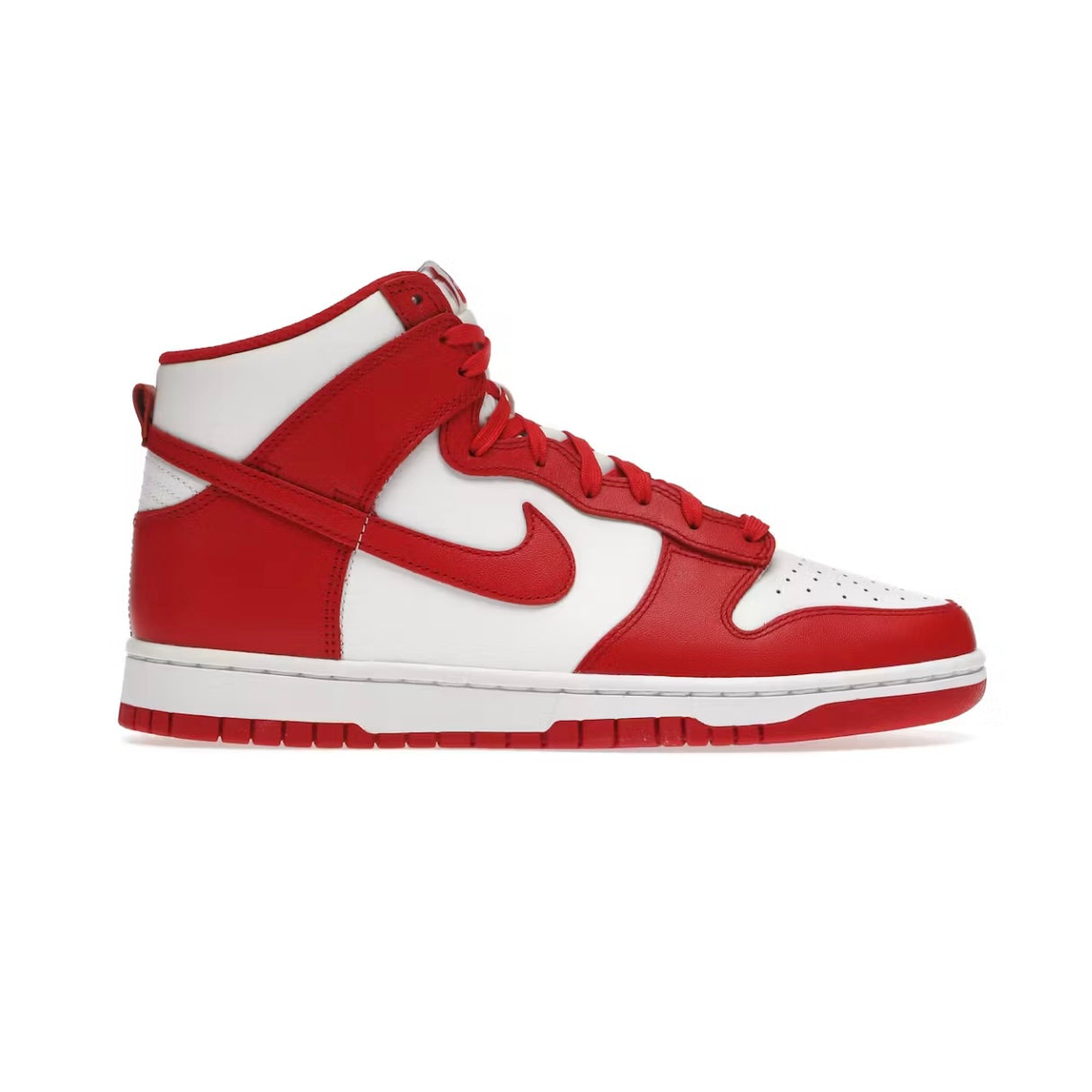 Nike Dunk High White University Red