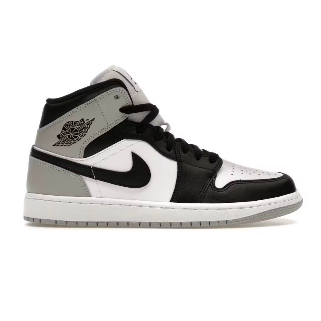 Nike Air Jordan 1 Mid Barons Black Smoke Grey
