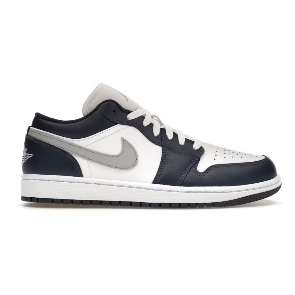 Nike Air Jordan 1 Low Midnight Navy Wolf Grey