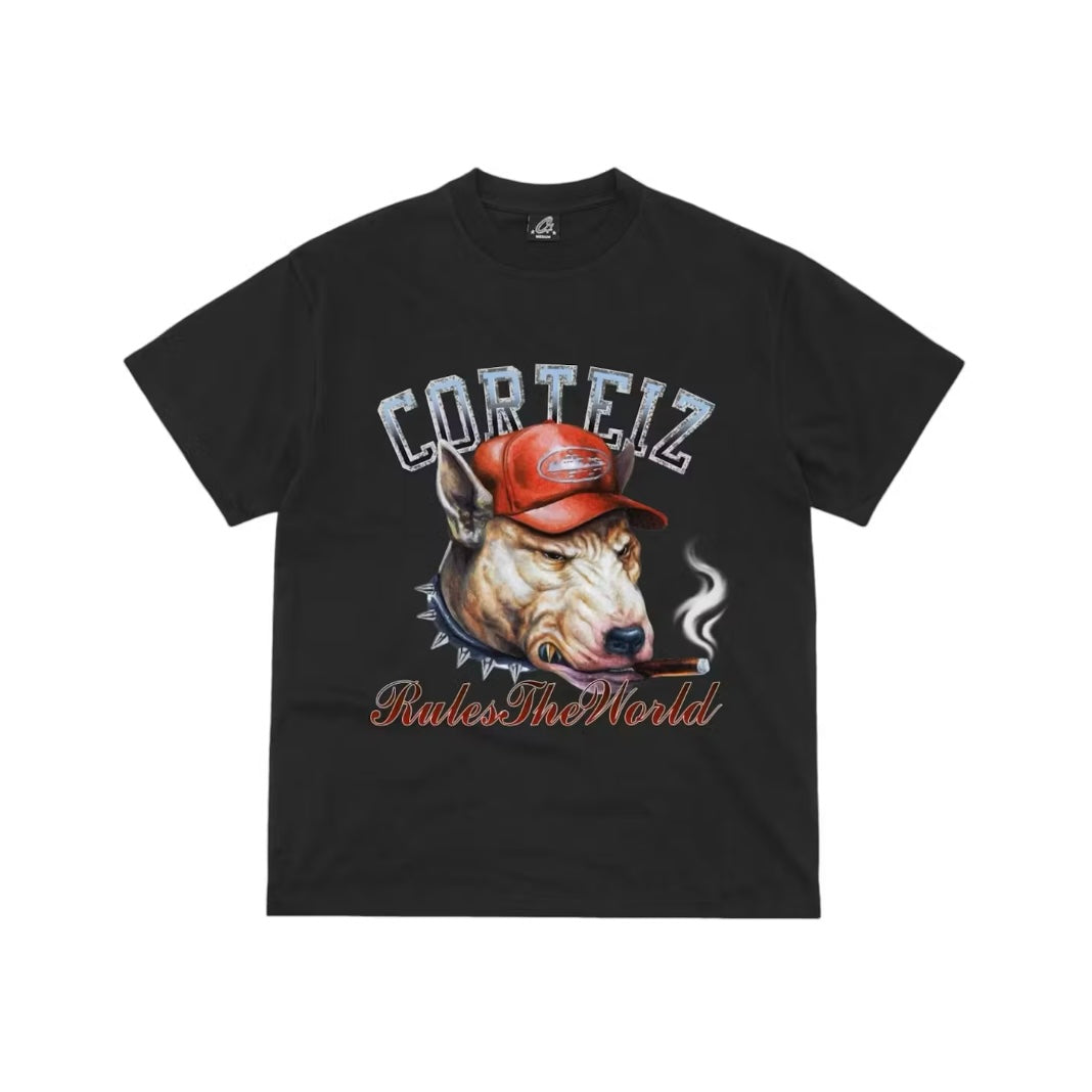 Corteiz Dog Pound Tee Black