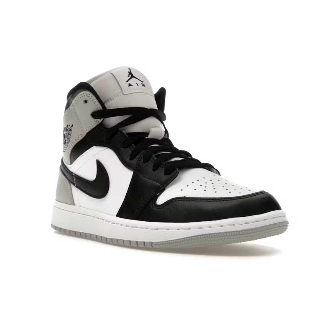 Nike Air Jordan 1 Mid Barons Black Smoke Grey