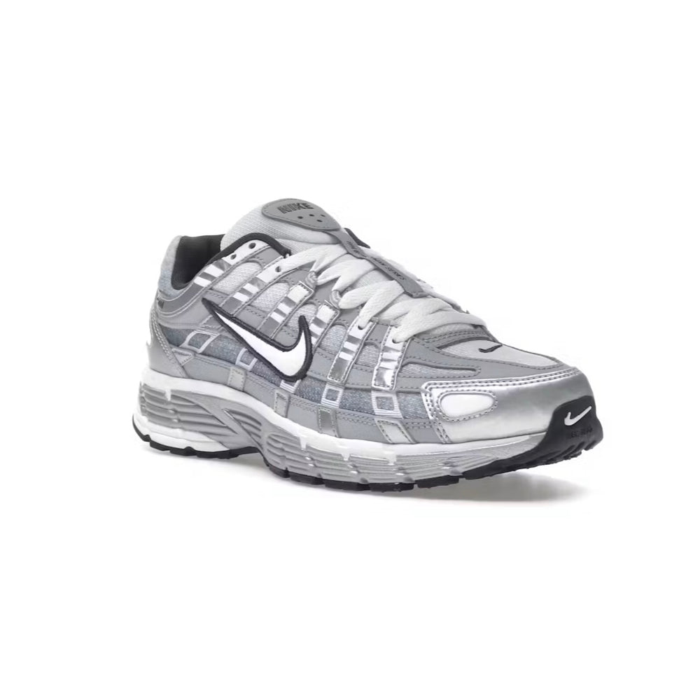 Nike P-6000 Metallic Silver Summit White-Wolf Grey