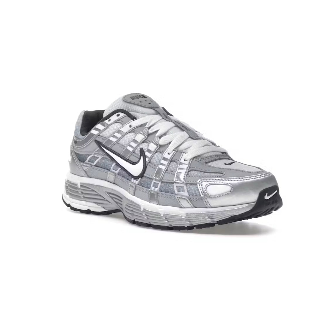 Nike P-6000 Metallic Silver Summit White-Wolf Grey