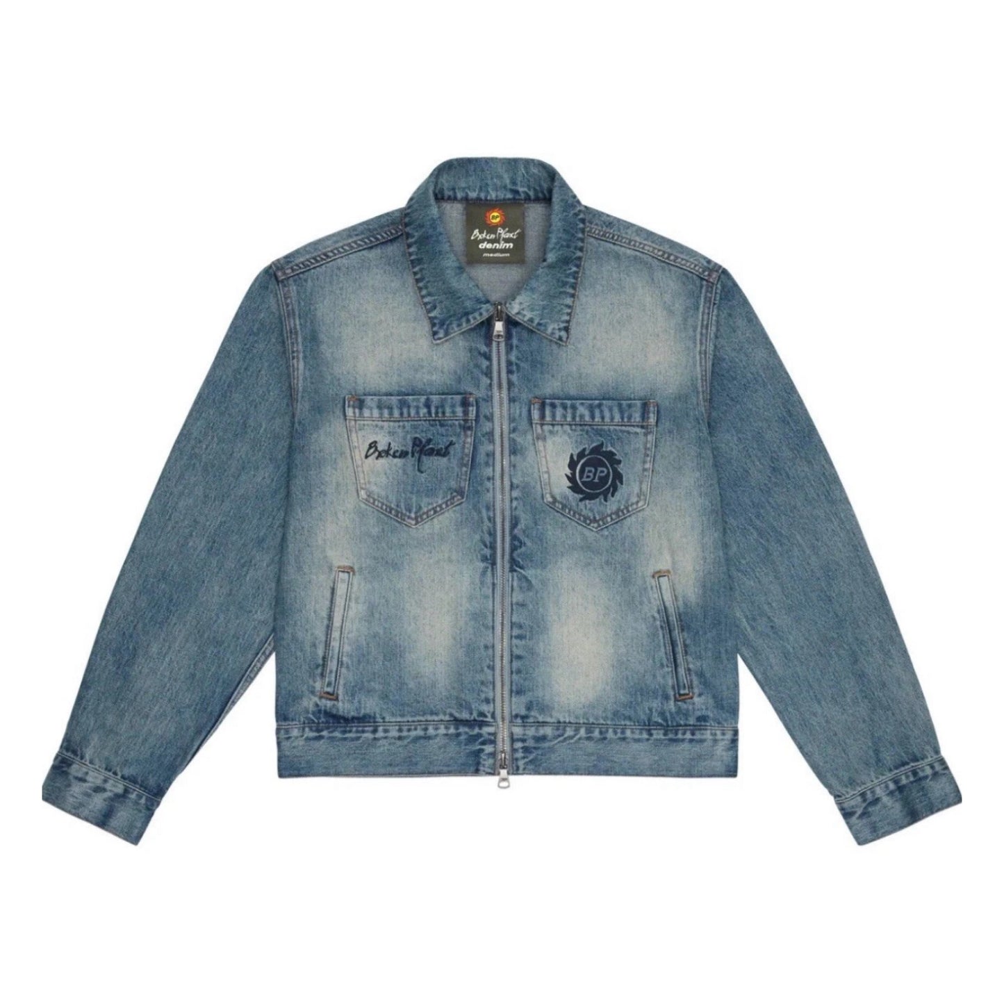 Broken Planet Denim Jacket Washed Blue