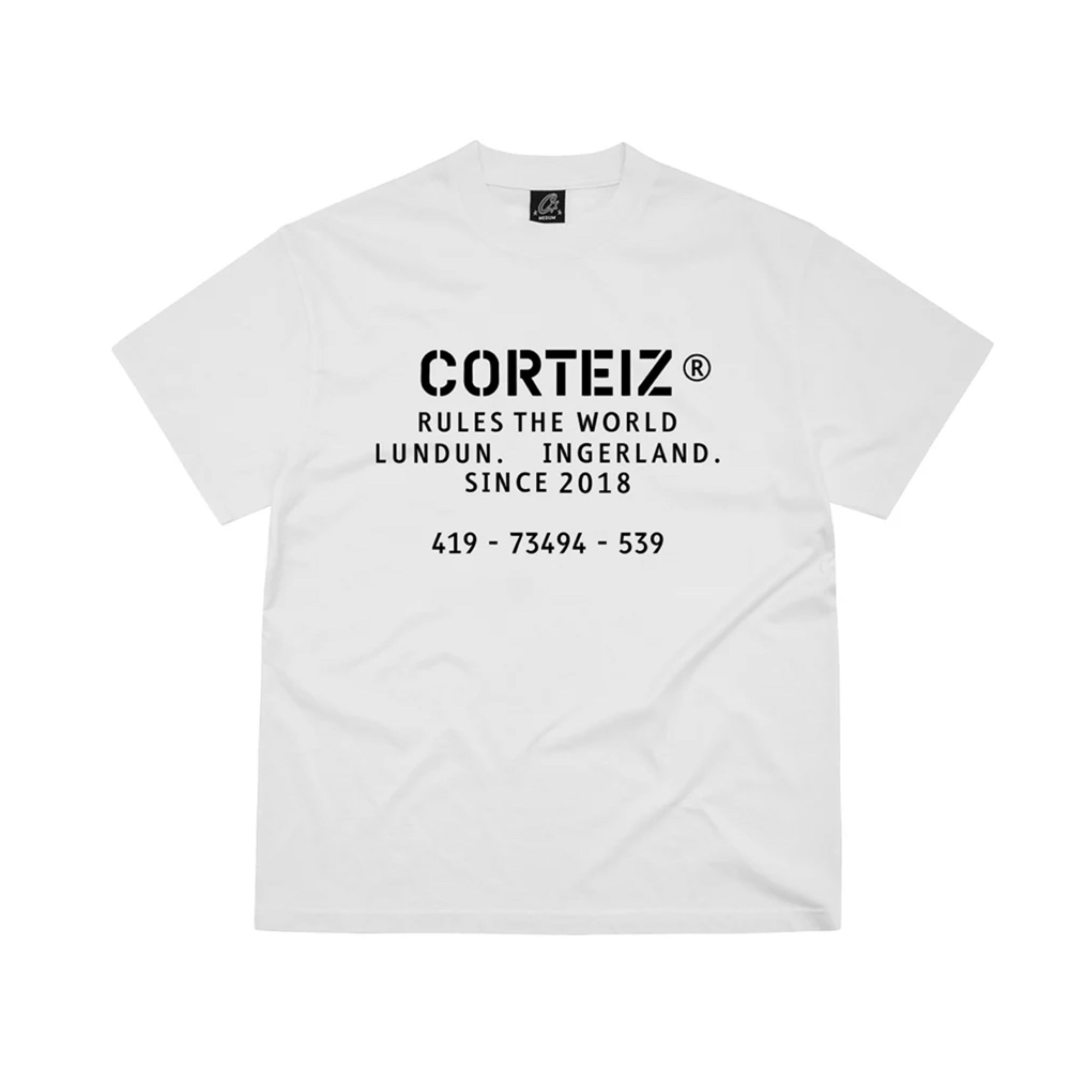 Corteiz OG Stencil Tee White – Crep Exclusive
