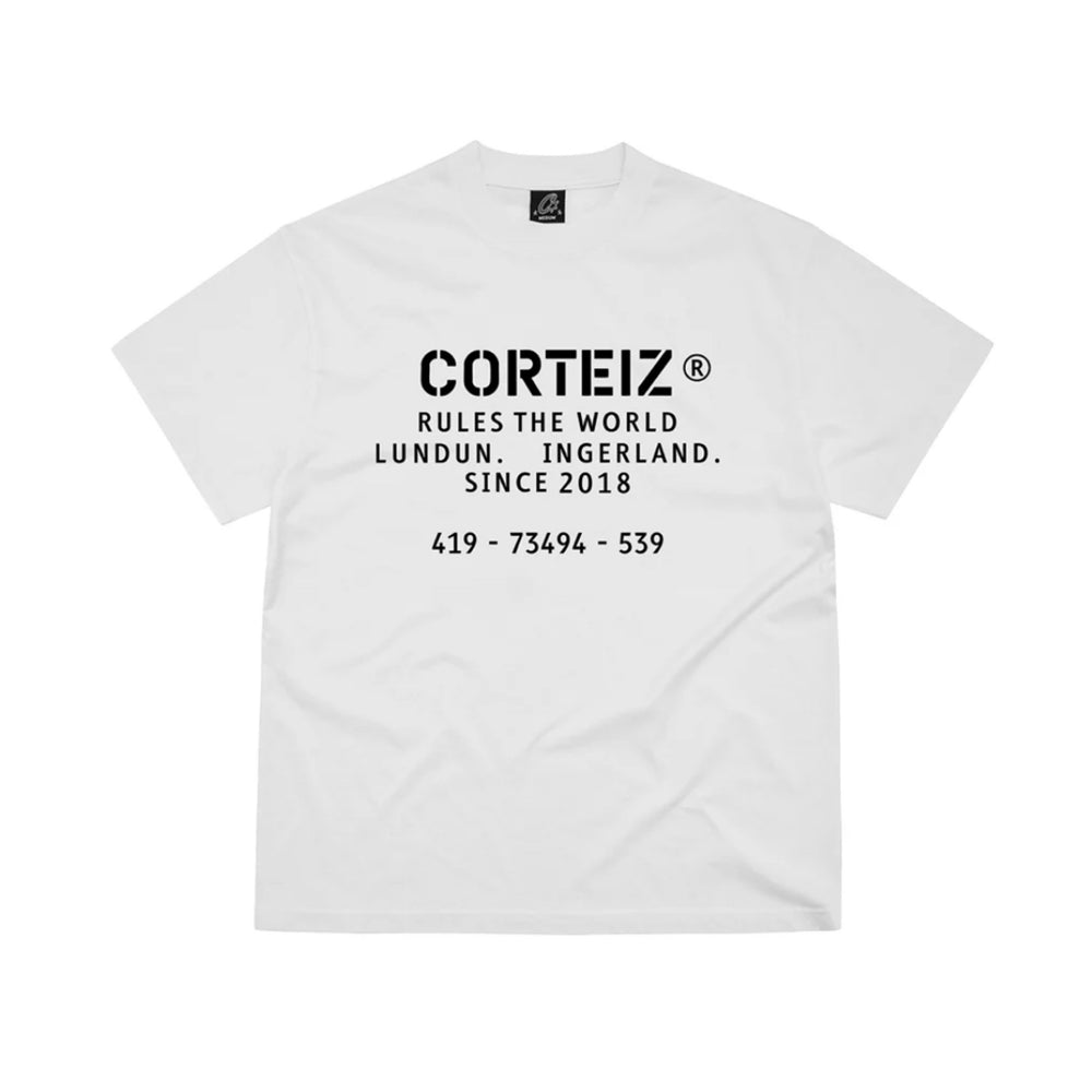 Corteiz OG Stencil Tee White