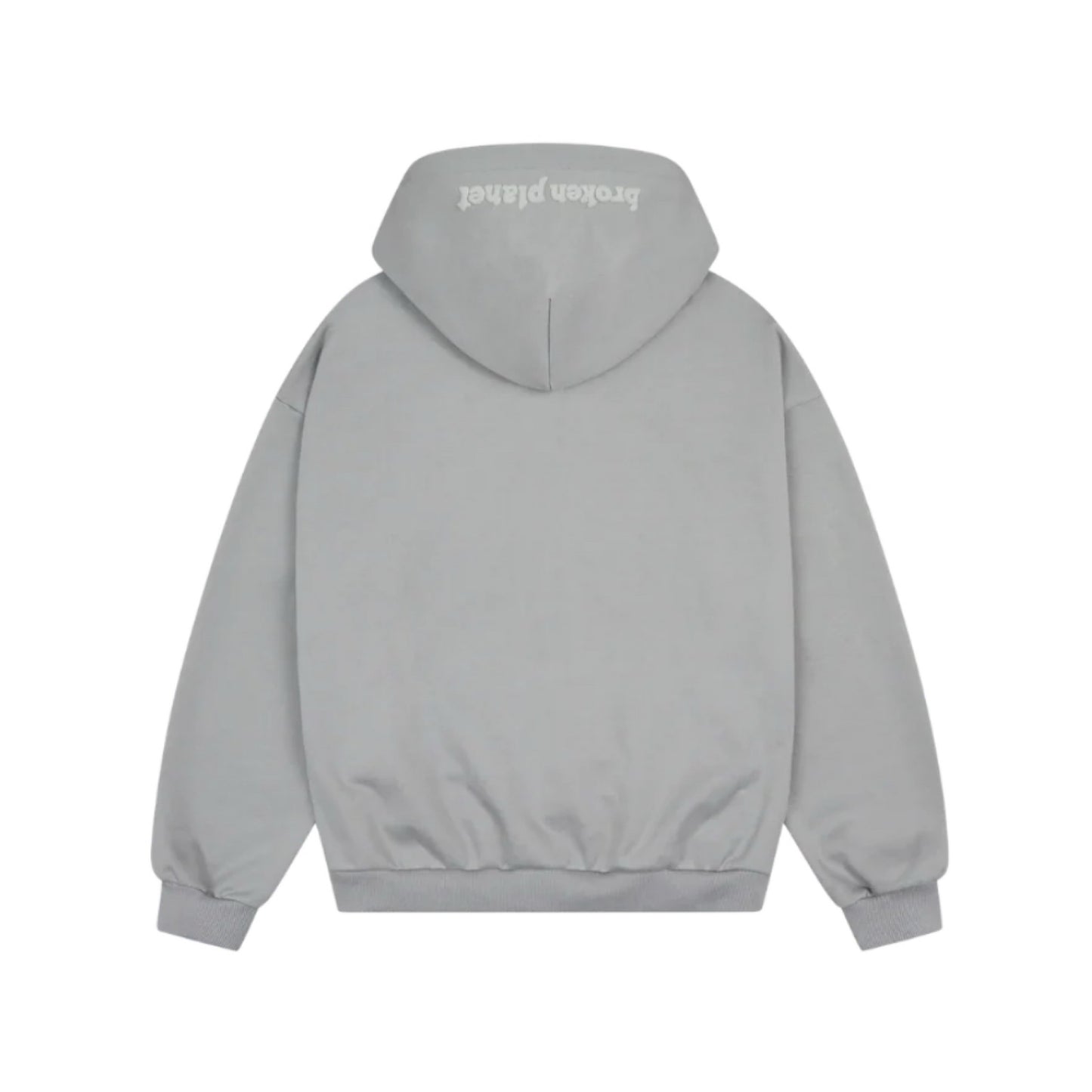 Broken Planet Zip-Up Hoodie Gunmetal Grey