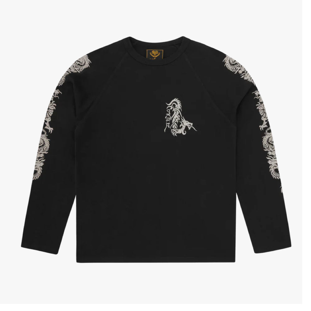 Corteiz Dragon Ragan Longsleeve Black