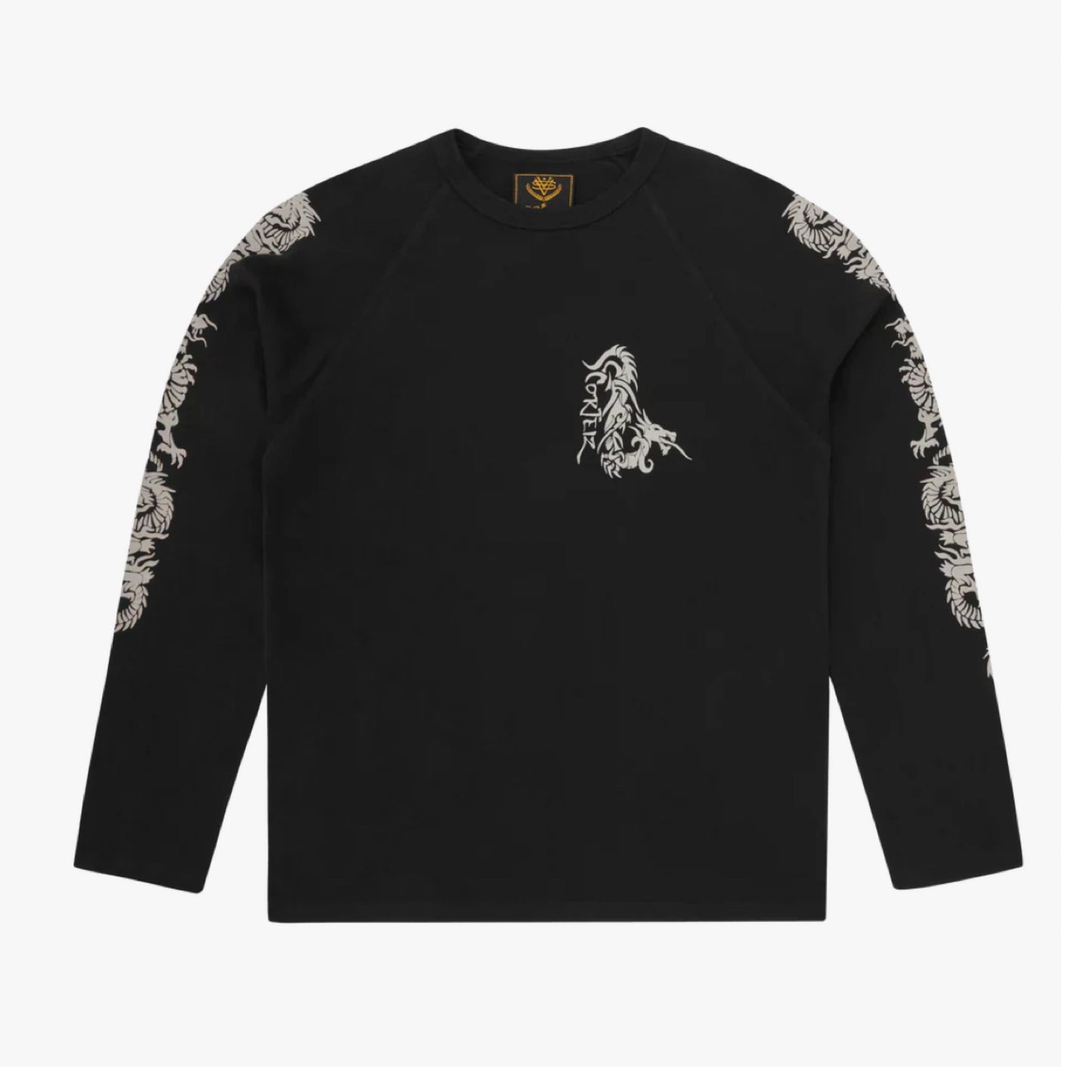 Corteiz Dragon Ragan Longsleeve Black