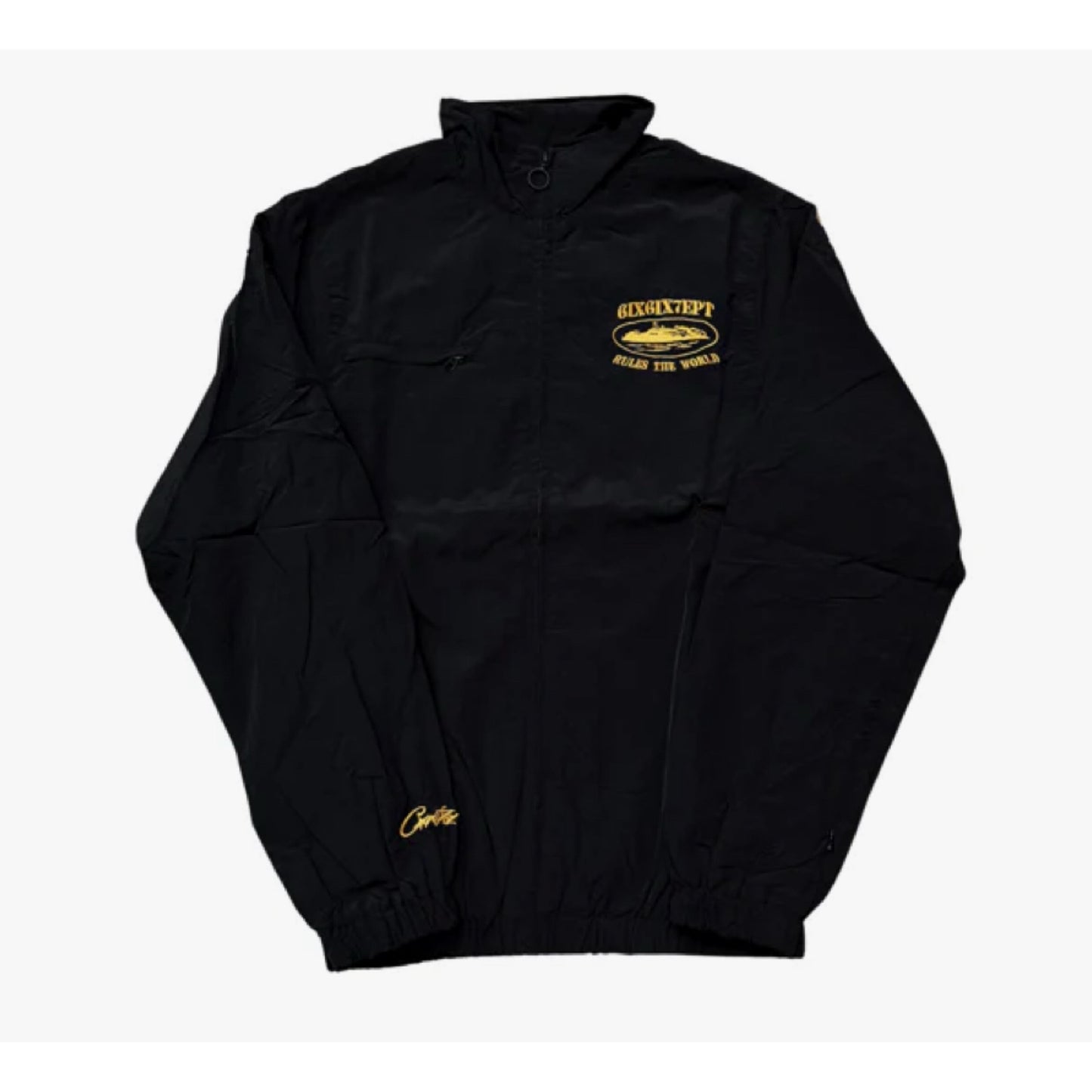 Corteiz 667 Shukushuku Track Jacket Black/Gold