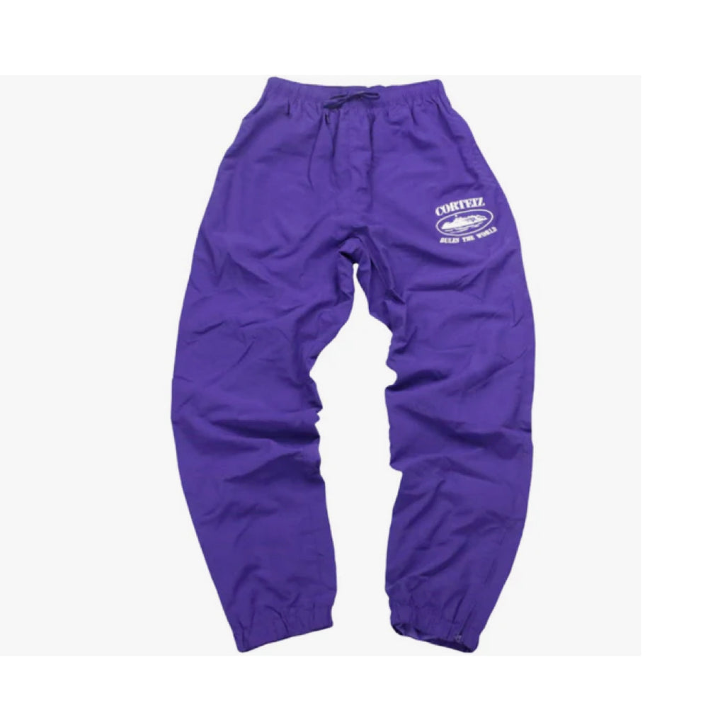 Corteiz Shukushuku Track Pants Grape