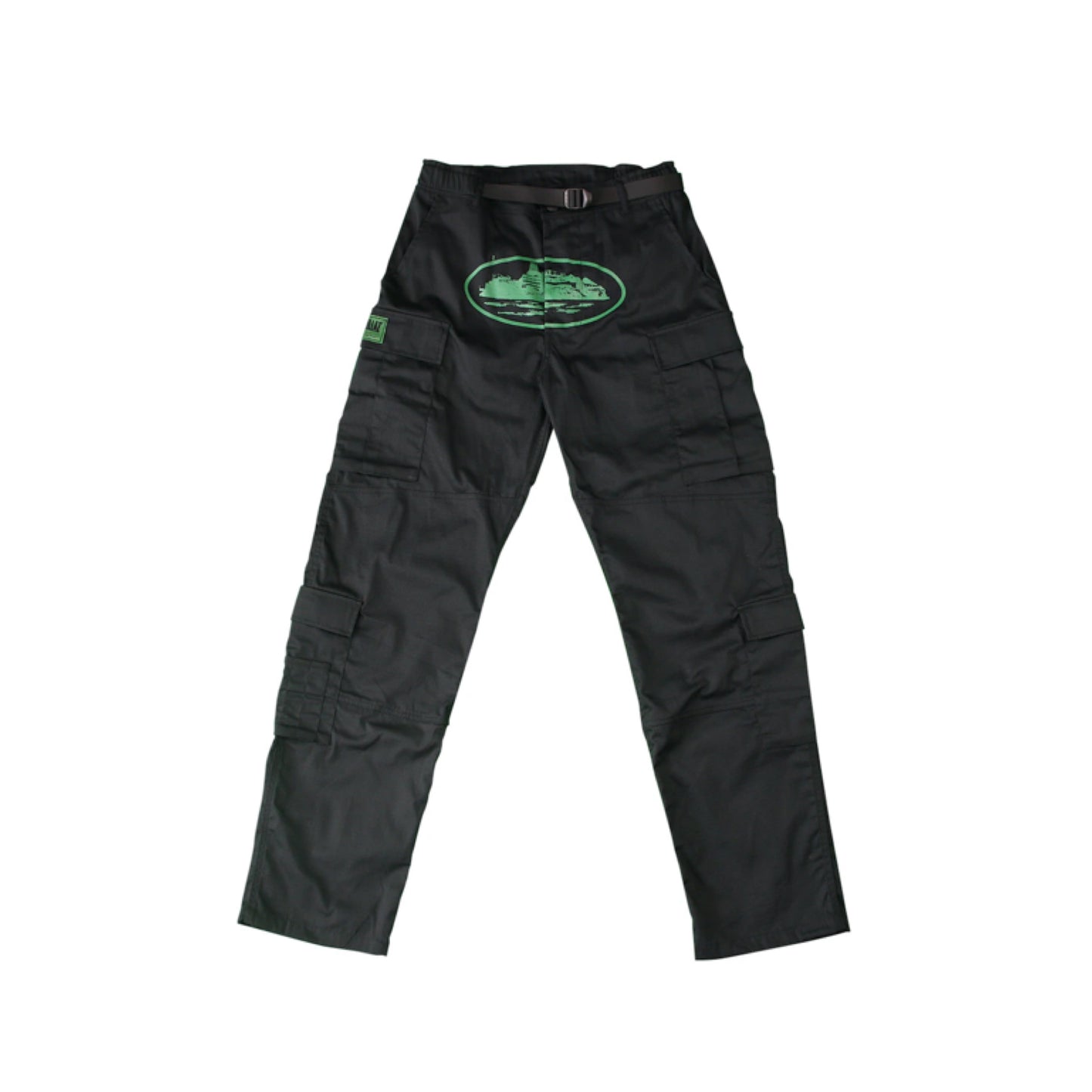 Corteiz Guerillaz Cargos Black Green