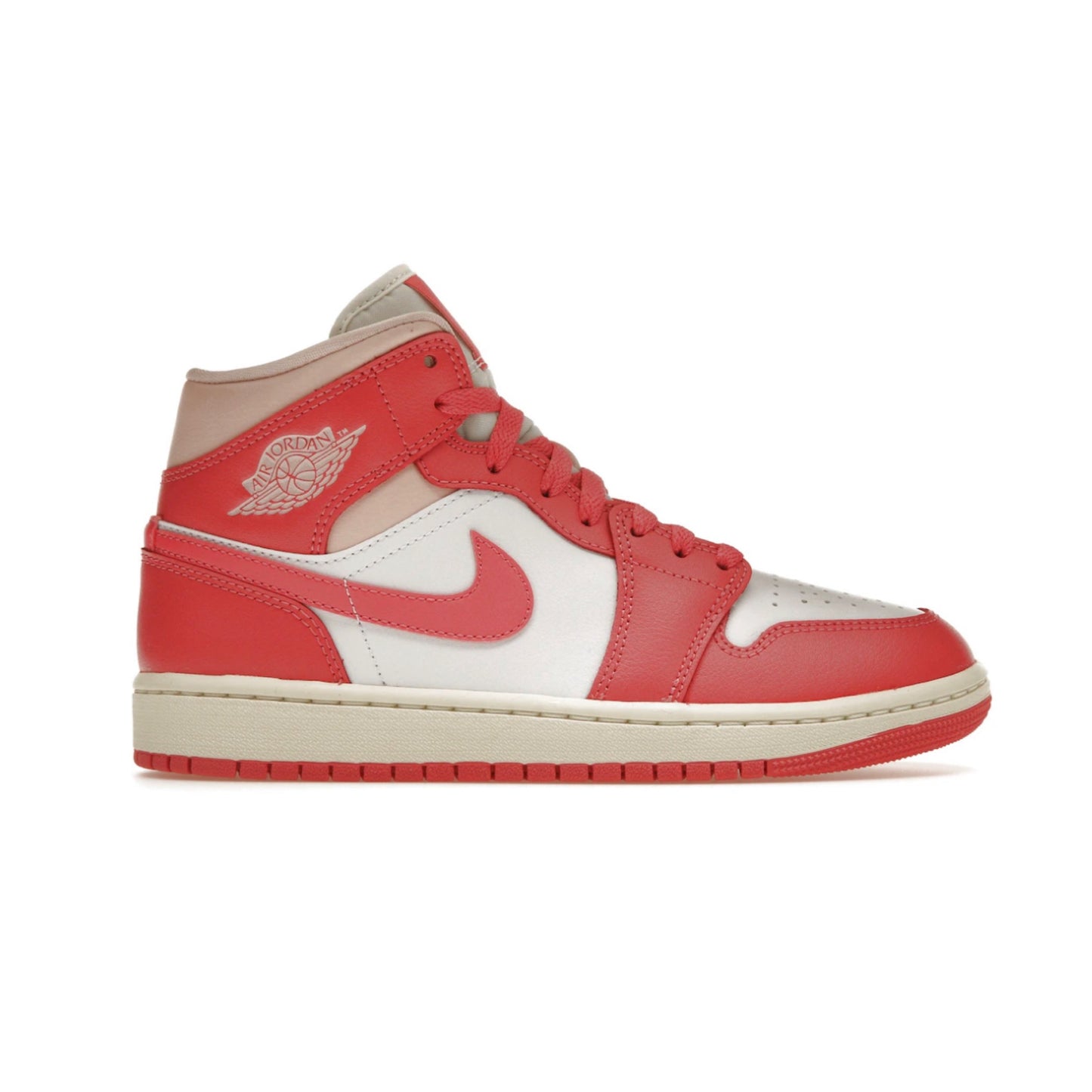 Nike Air Jordan 1 Mid Strawberries and Cream Pink