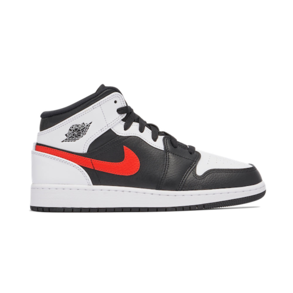 Nike Air Jordan 1 Mid Black Chile Red White