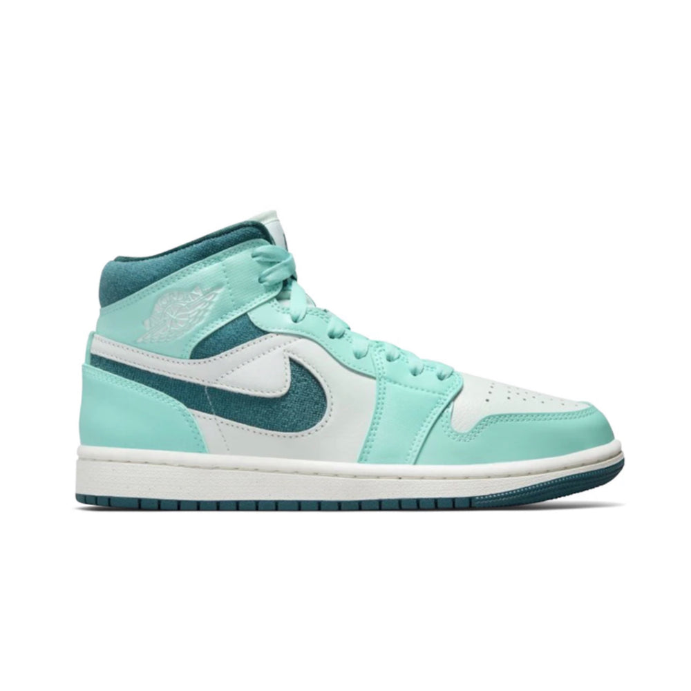 Nike Air Jordan 1 Mid Teal Chenille