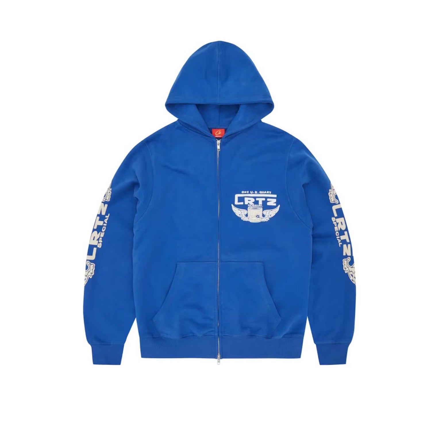 Corteiz Gasolina Double Zip Hoodie (Royal Blue) – Crep Exclusive