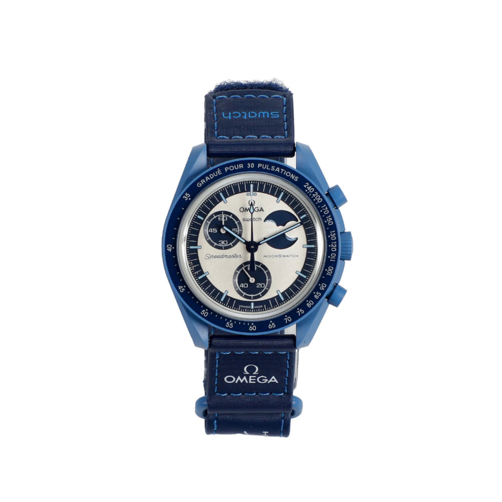 Swatch x Omega Moonswatch Mission to the Super Blue Moon Moonphase