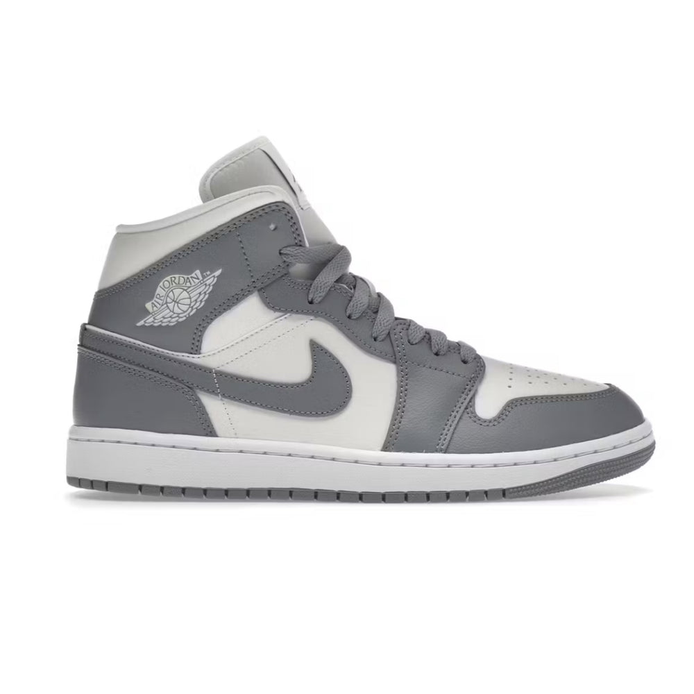 Nike Air Jordan 1 Mid Stealth Grey Sail