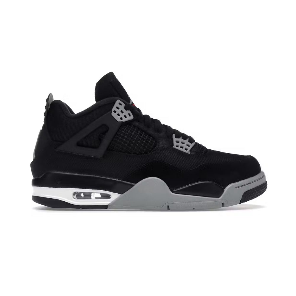 Nike Air Jordan 4 Black Canvas