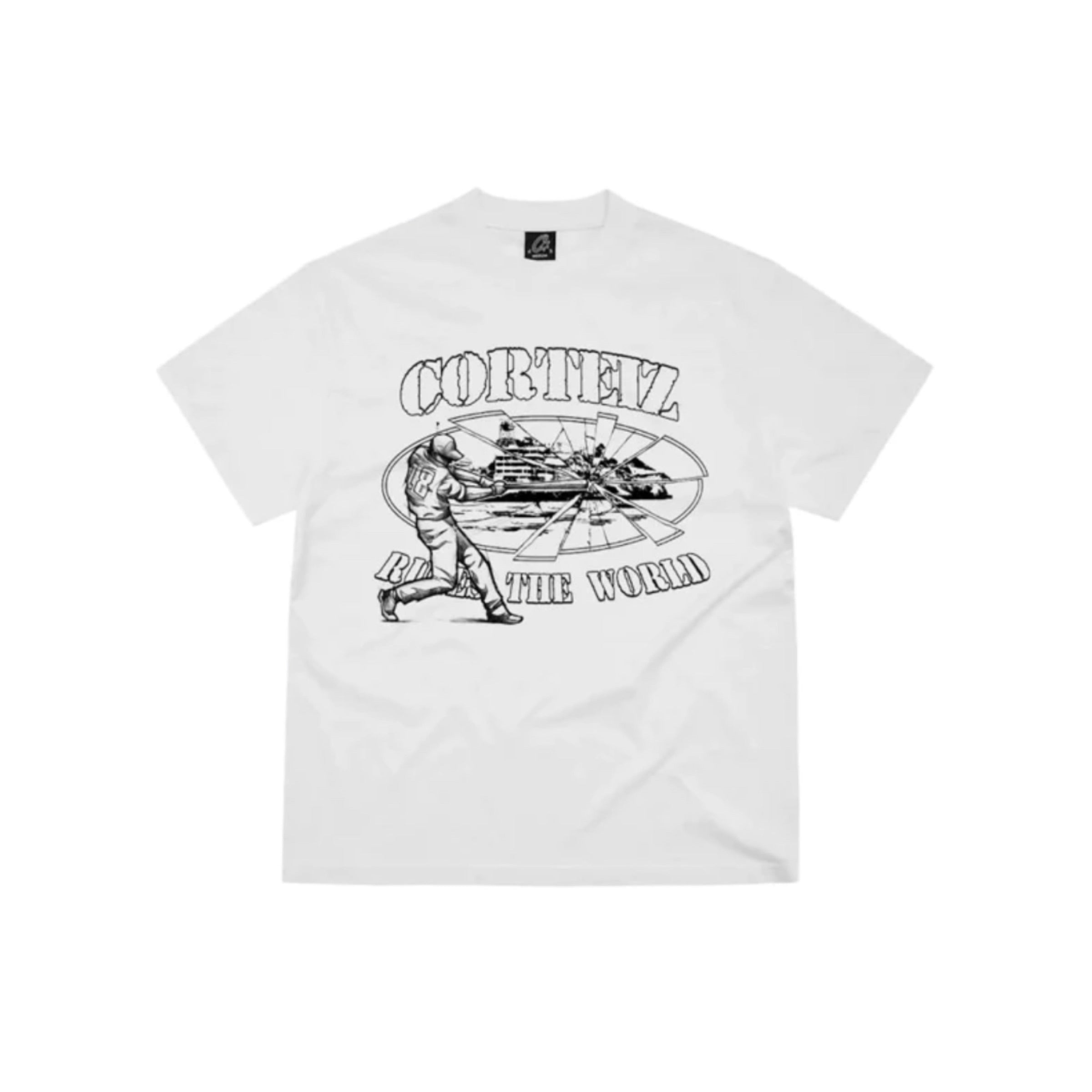 Corteiz Alcatraz Baseball Tee White – Crep Exclusive