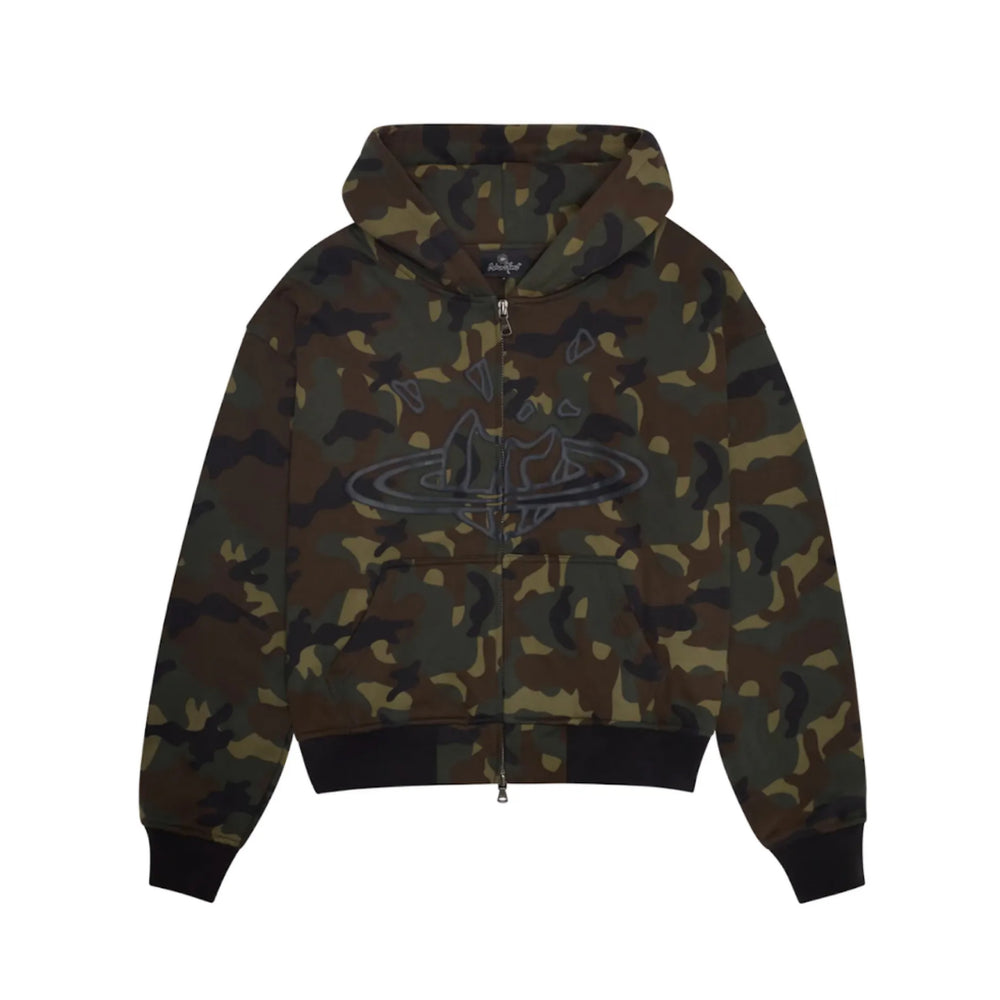 Broken Planet Camo Speed Zip-Up Hoodie