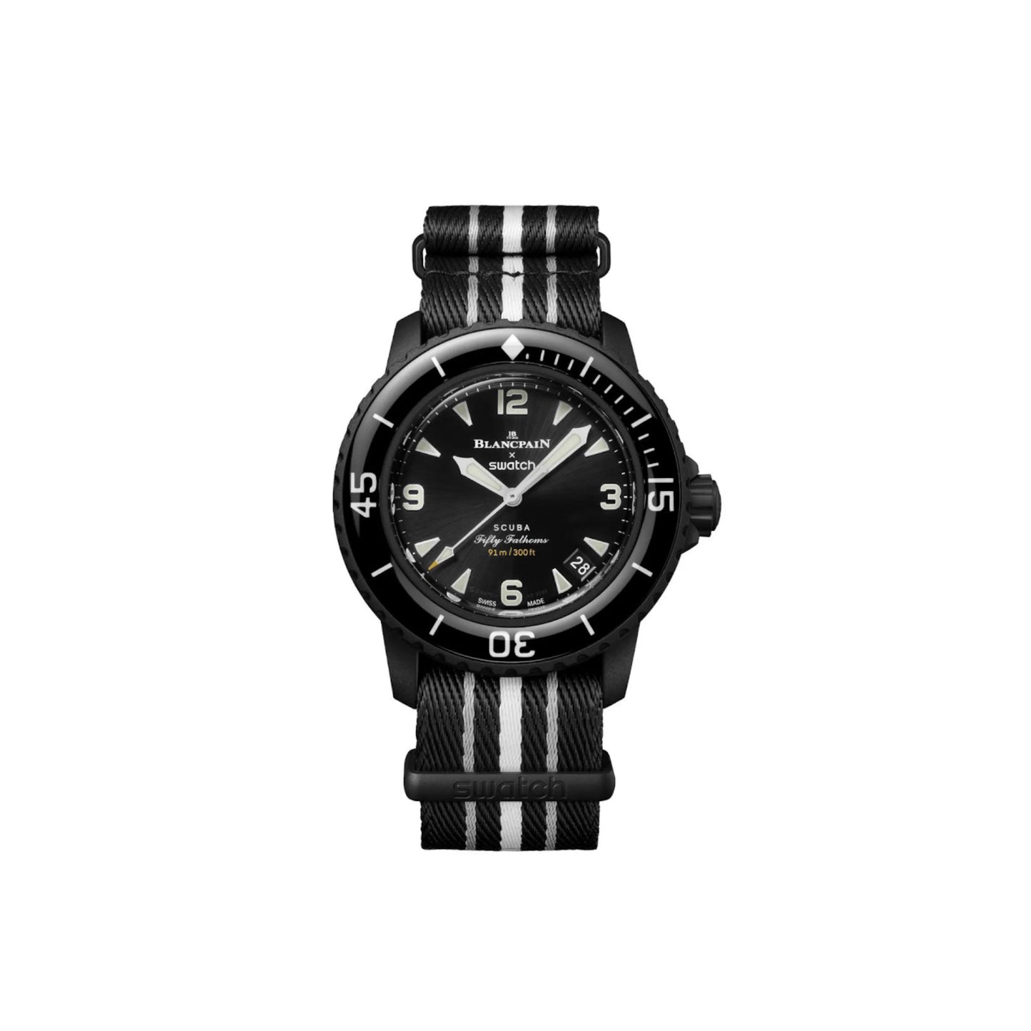 Swatch X Blancpain Scuba Fifty Fathoms Ocean of Storms (SO35B400)