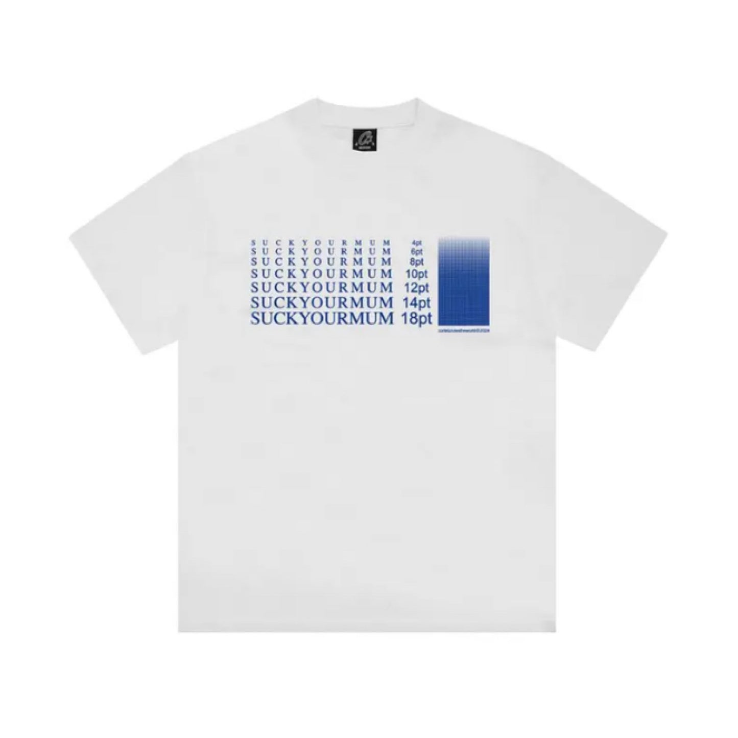 Corteiz Times New Roman White T Shirt