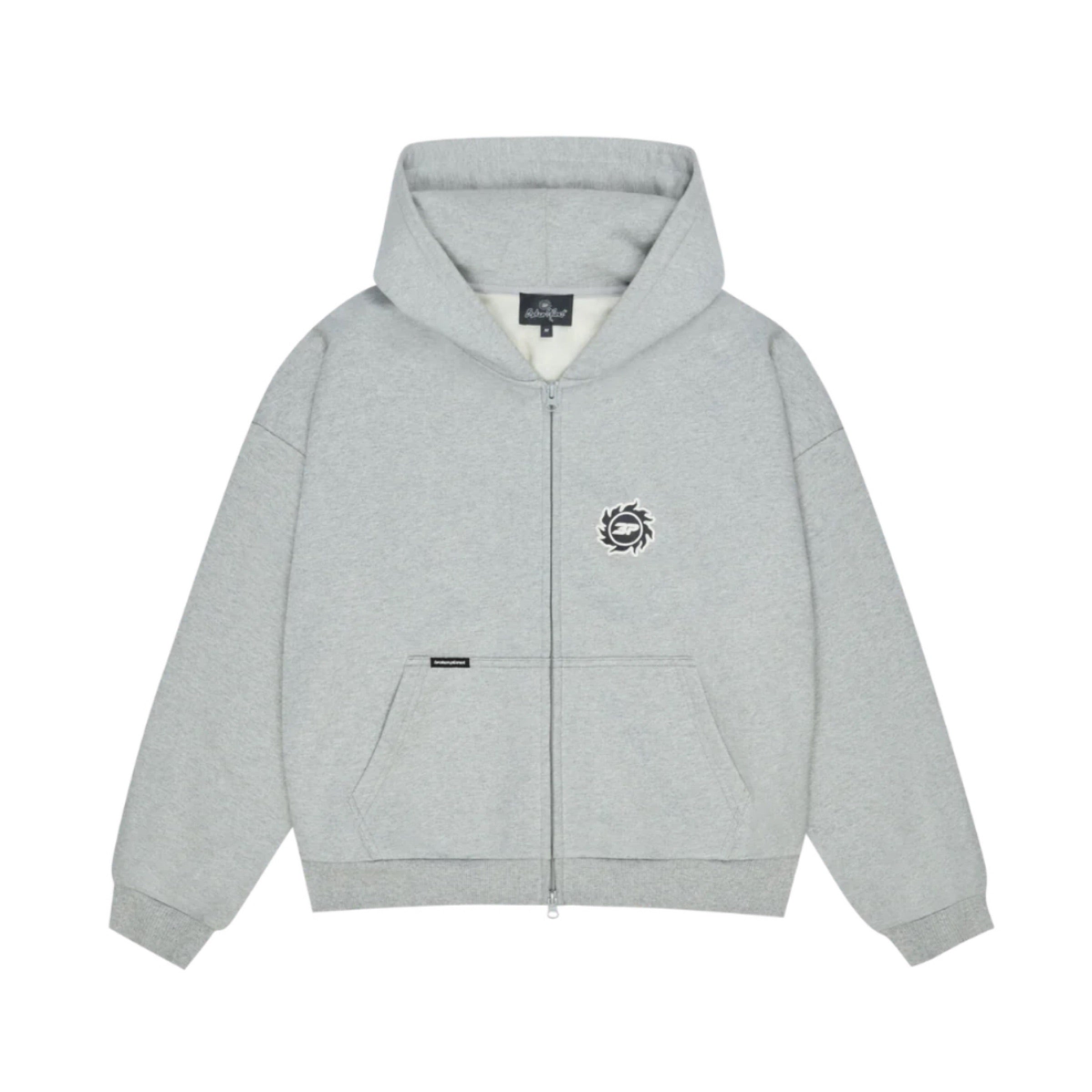 Broken Planet Zip Up Hoodie ヘザーグレー Broken Planet Sun Logo Knit Zip-Up Hoodie Heather Grey Men's
