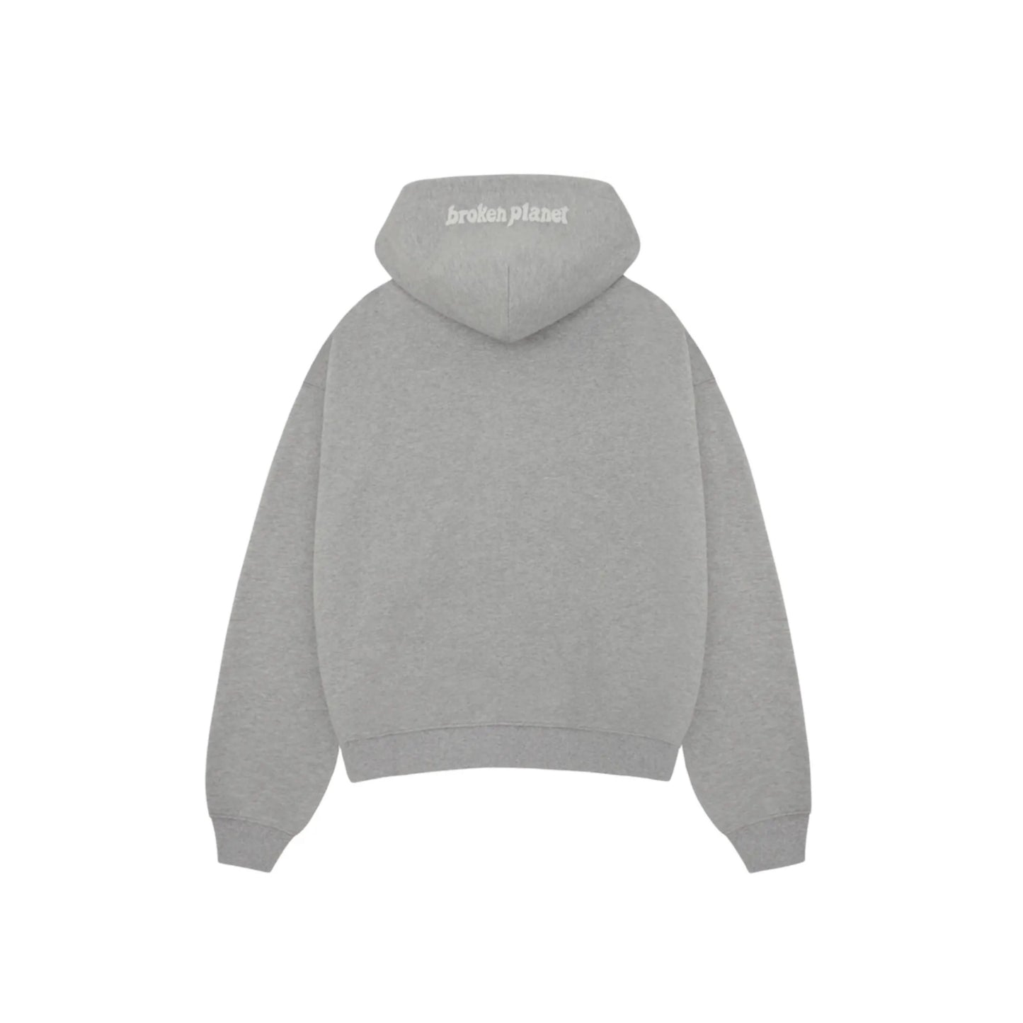 Broken Planet Market Heather Grey Zip Up Hoodie