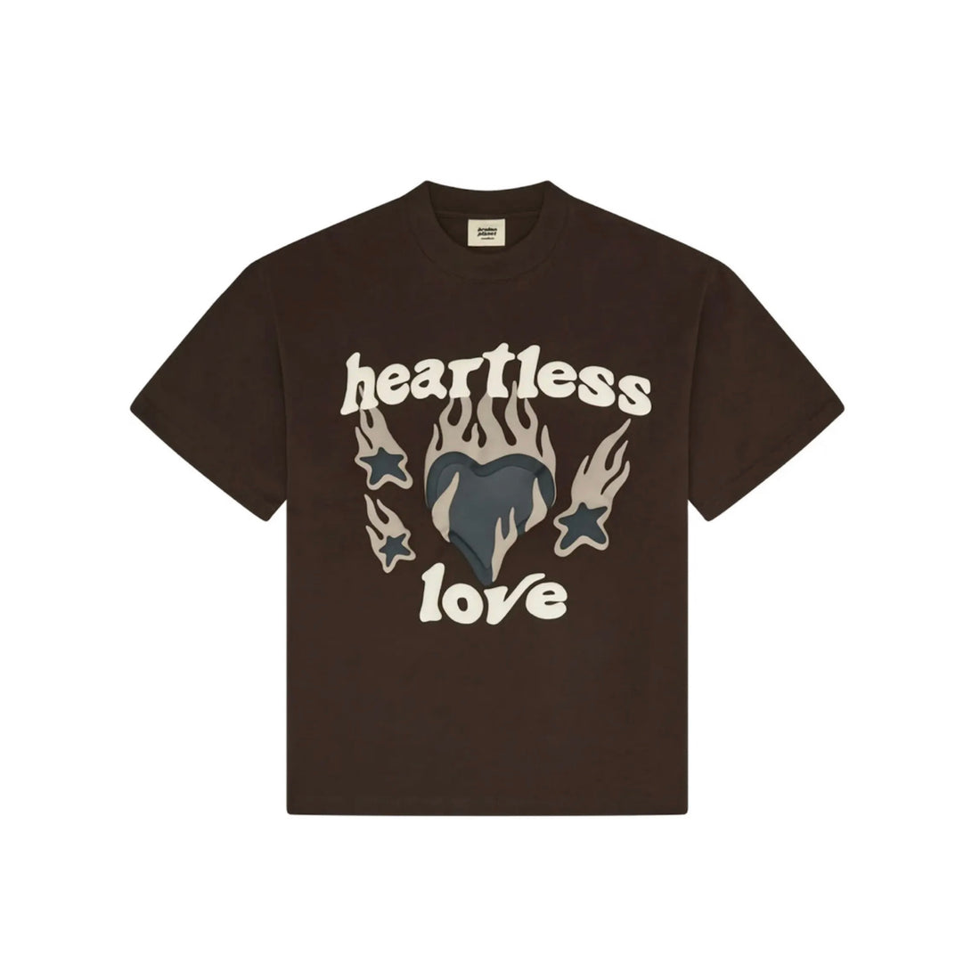 Broken Planet Market Heartless Love Mocha Brown T-Shirt