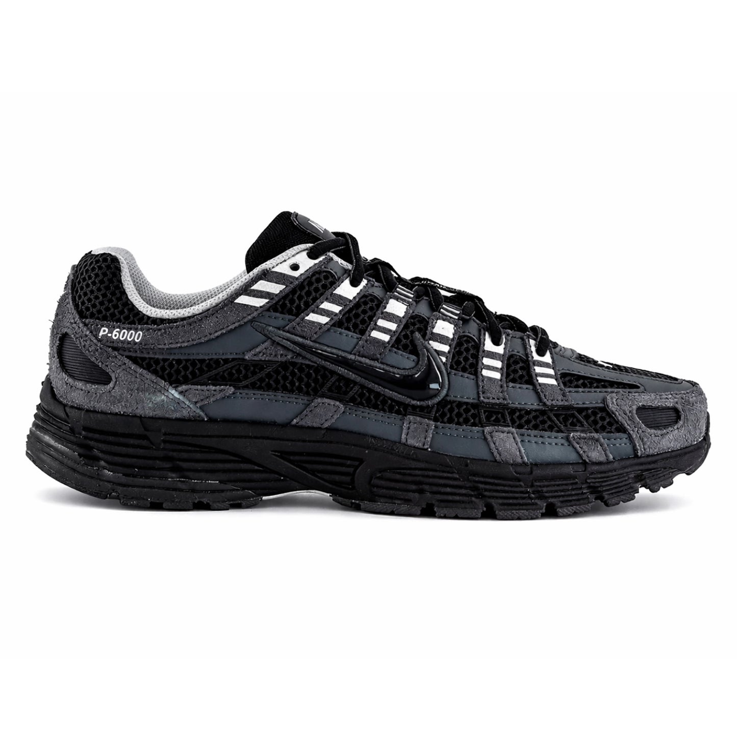Nike P-6000 Anthracite Black Chrome Metallic Silver