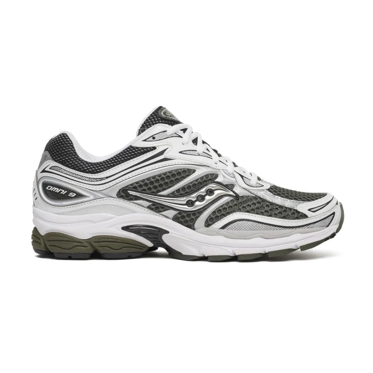 Saucony ProGrid Omni 9 Fatigue Khaki Green