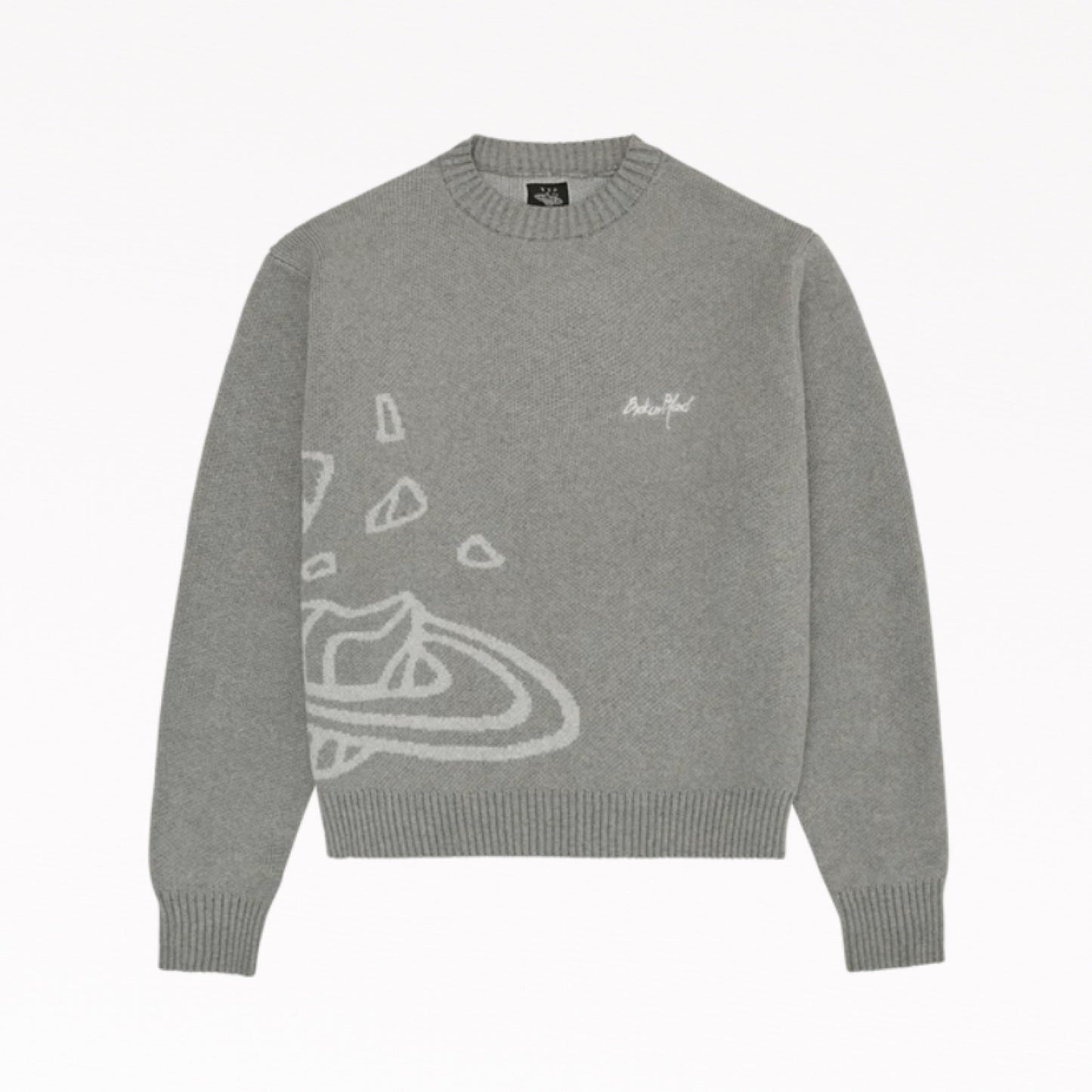 Broken Planet Knit Sweater Heather Grey