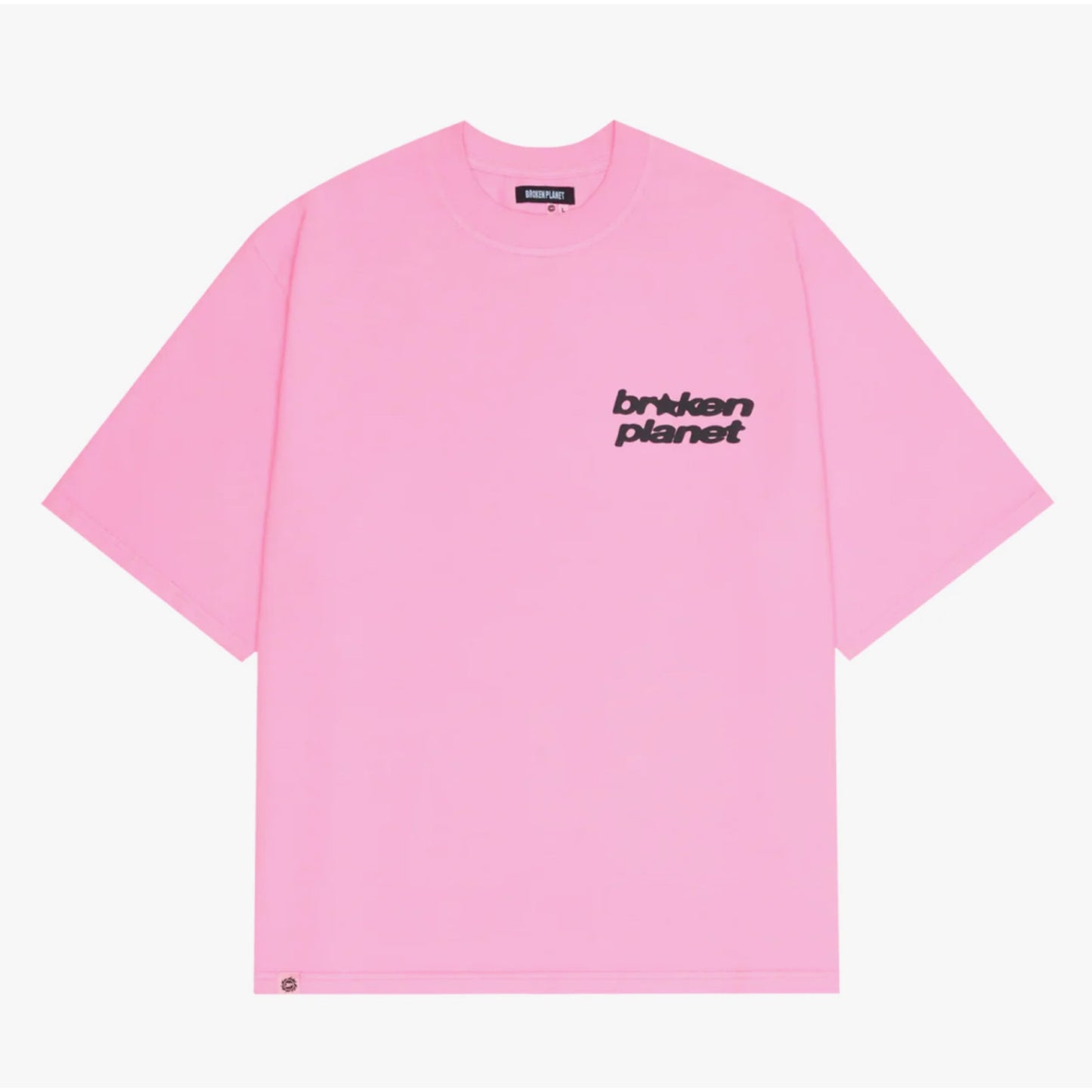Broken Planet Star Logo T Shirt Candy Pink